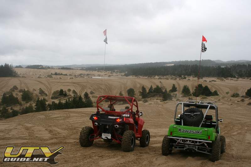Our RZR & Teryx playing in the dunes at Coos Bay