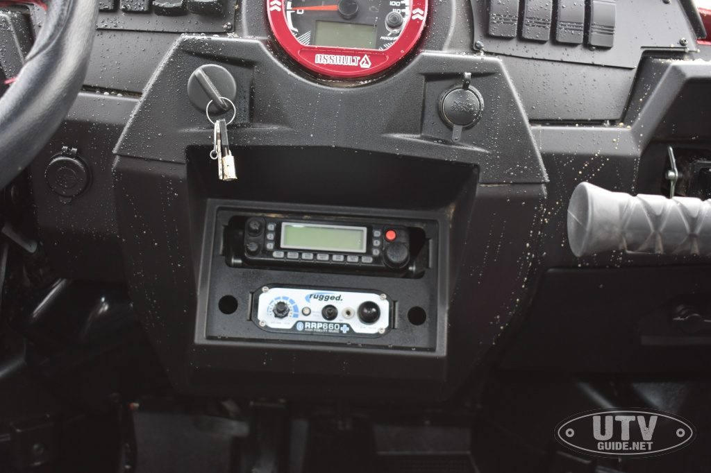 Rugged Radios RM-50R 50 watt in-dash radio and RRP660 Plus intercom