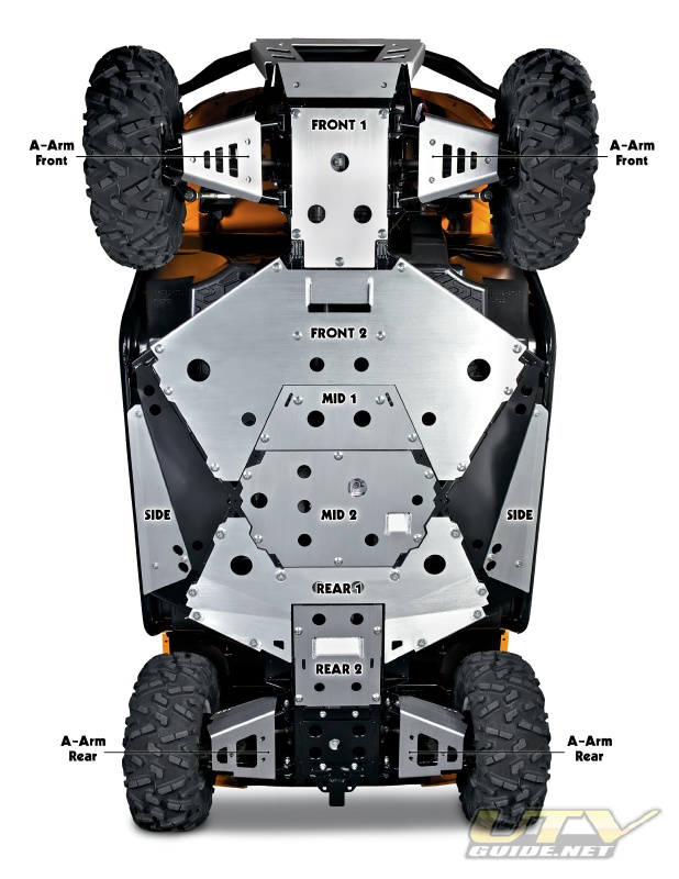 Brake Rotors & Pads fit Kawasaki Teryx 4 750 KRF750 4x4 LE 2012-13 Front RipTide 