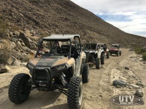 Aftershock trail in Johnson Valley