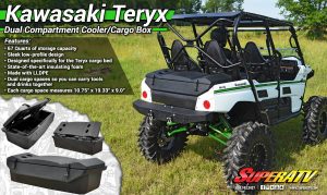 Kawasaki Teryx 4 Dual Compartment Cooler/Cargo Box