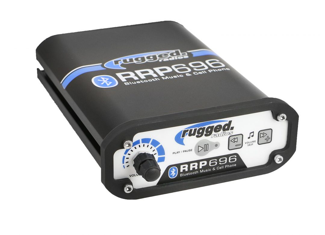 Rugged Radios RRP696 Bluetooth intercom with enhanced music controls