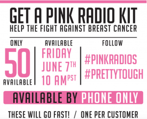 Rugged Radios Pink Radio