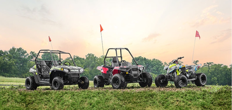 Polaris’ youth off-road vehicle lineup