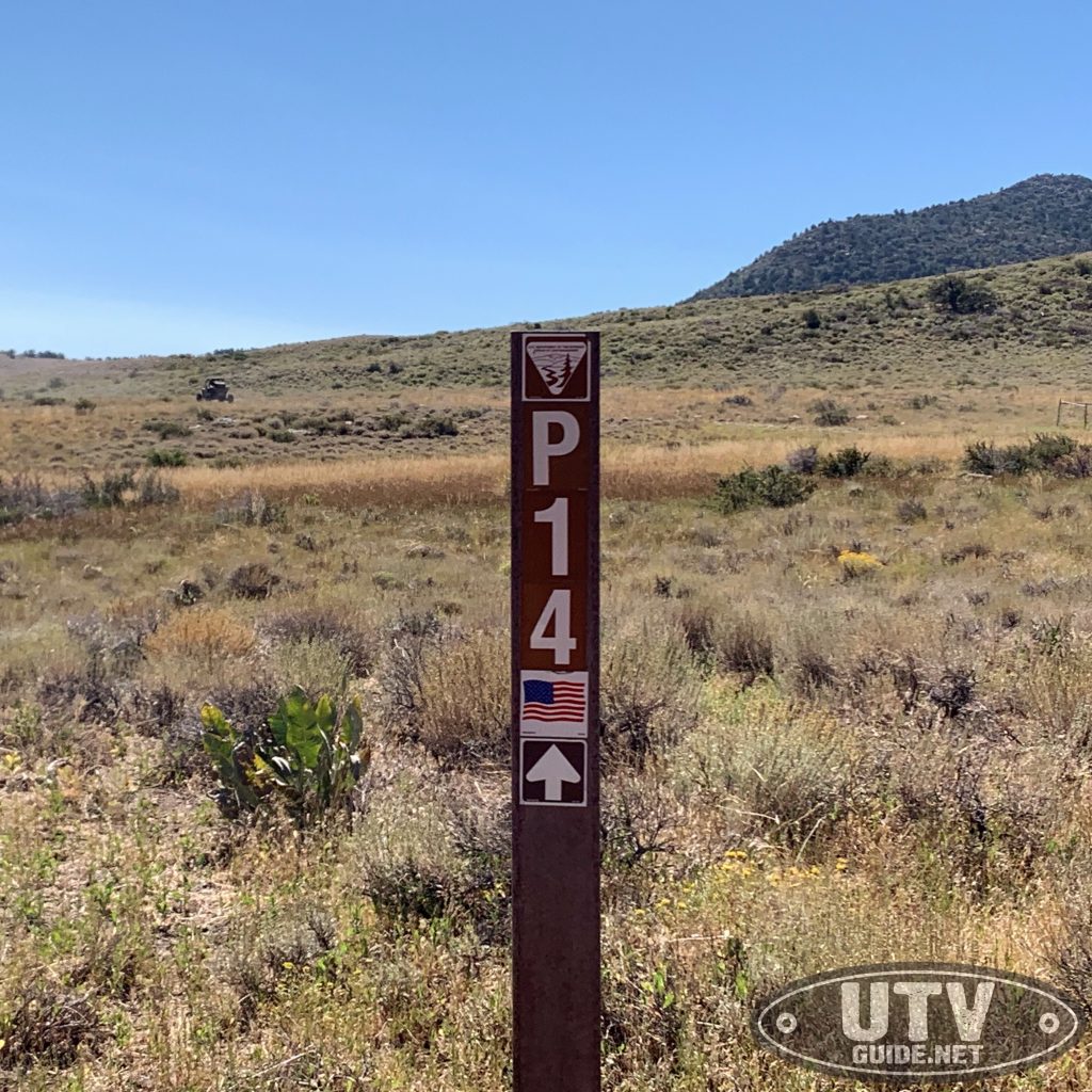 Pine Nut Mountains Trail Marker