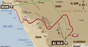 2020 Dakar Rally State 4 Map