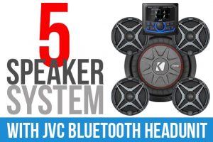 2020+ Polaris Pro XP Complete SSV Works 5-Speaker Plug-&-Play Kit with JVC