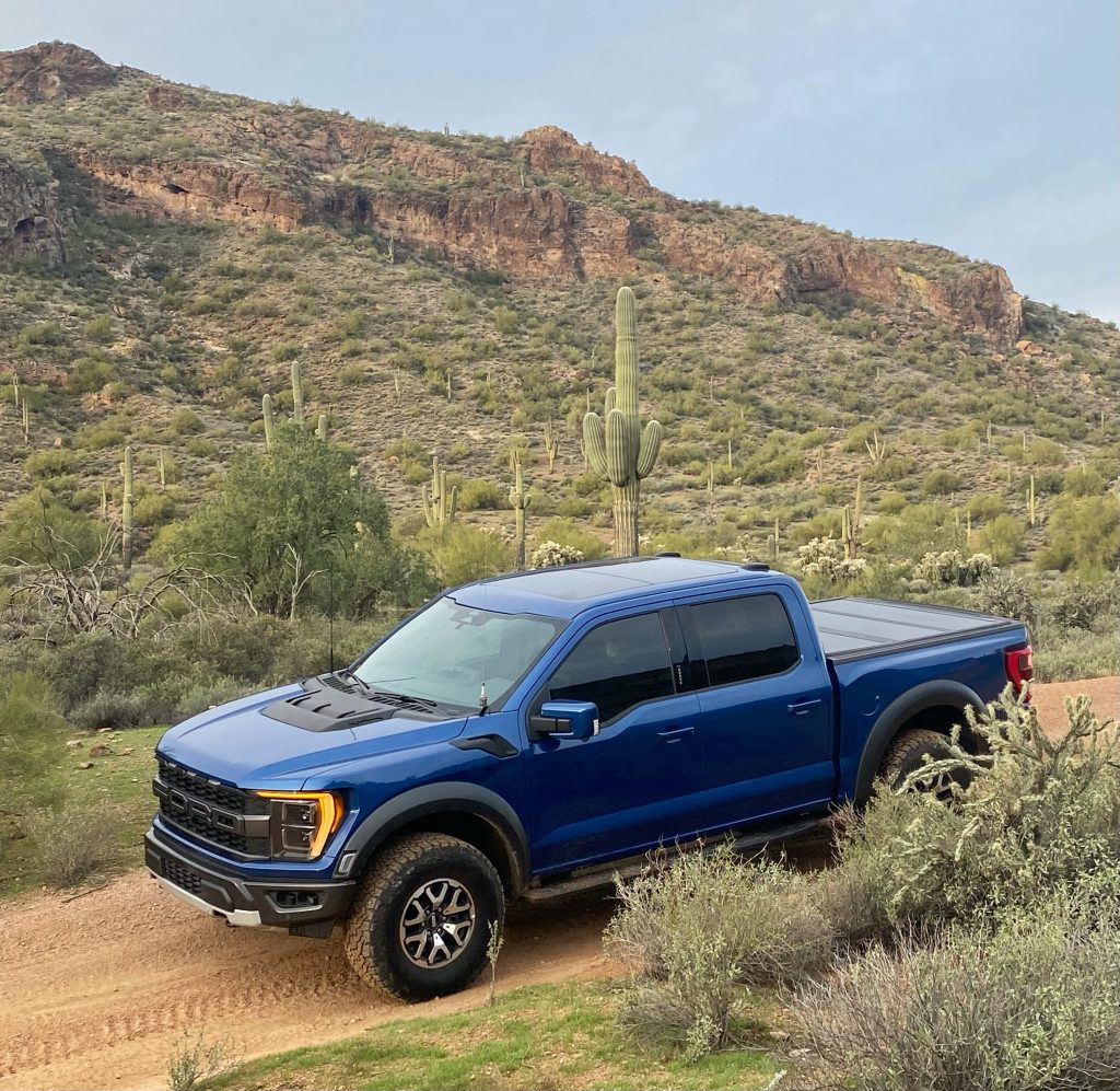 Ford Raptor on the Bulldog Canyon OHV Trail